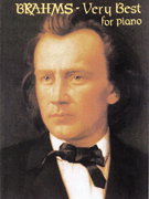 Brahms Very Best for Piano piano sheet music cover